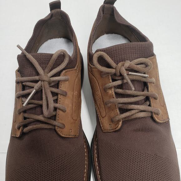 Mark Nason Los Angeles Clubman Westside Oxford Mens 9 Brown Leather Mesh Cushion - Picture 15 of 16